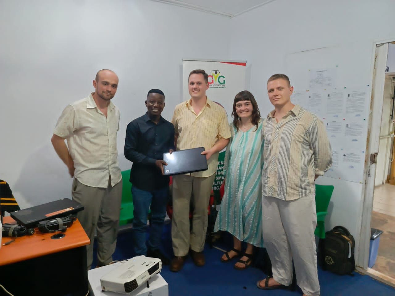 Soren Berg Glasius Donates Laptops to Ghana Youth Guide