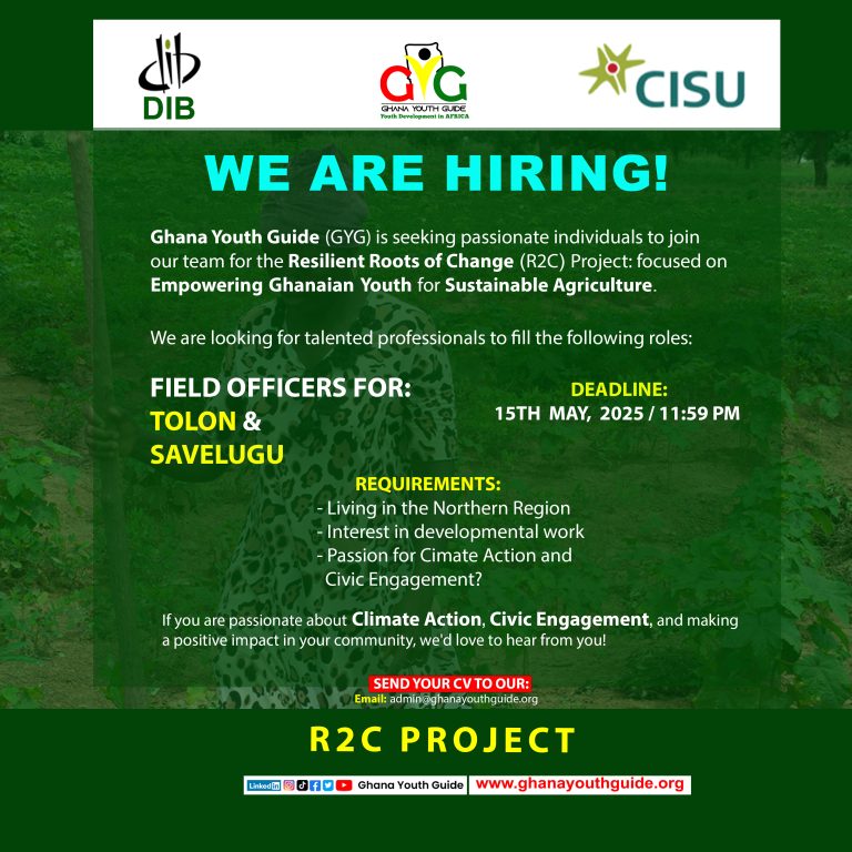 JOB VACANCY – FIELD OFFICERS (2)
